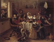 The cheerful family Jan Steen